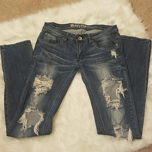 Machine Denim - Machine Distressed Jeans